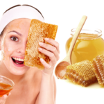 Hình ảnh làm sạch da mặt từ mặt ong