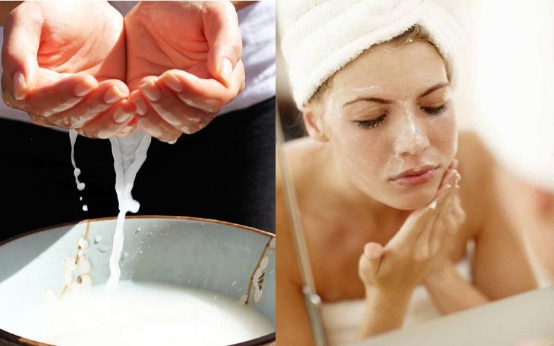 Hình ảnh minh họa dưỡng da bằng nước cám gạo