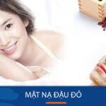 Hình ảnh minh hoạ đắp mặt nạ đậu đỏ