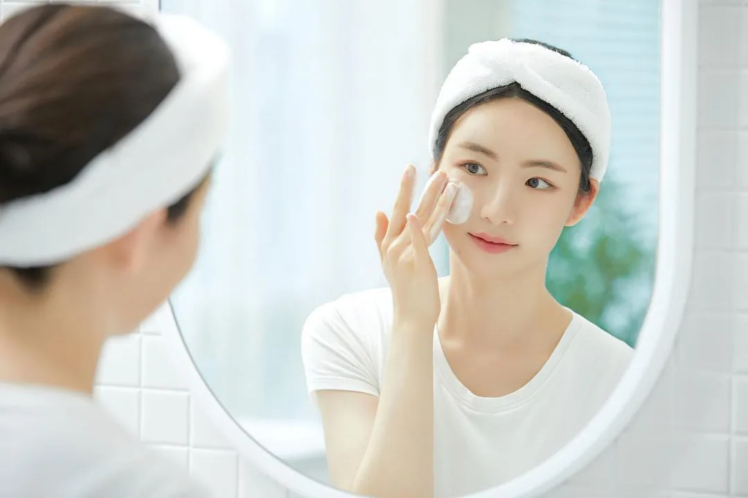 Hình ảnh minh họa dưỡng da sau khi làm sạch