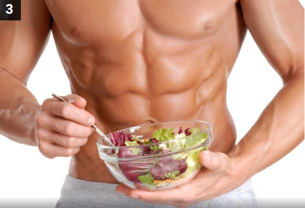 Chế độ ăn hợp lý giúp xây dựng cơ bụng 6 múi